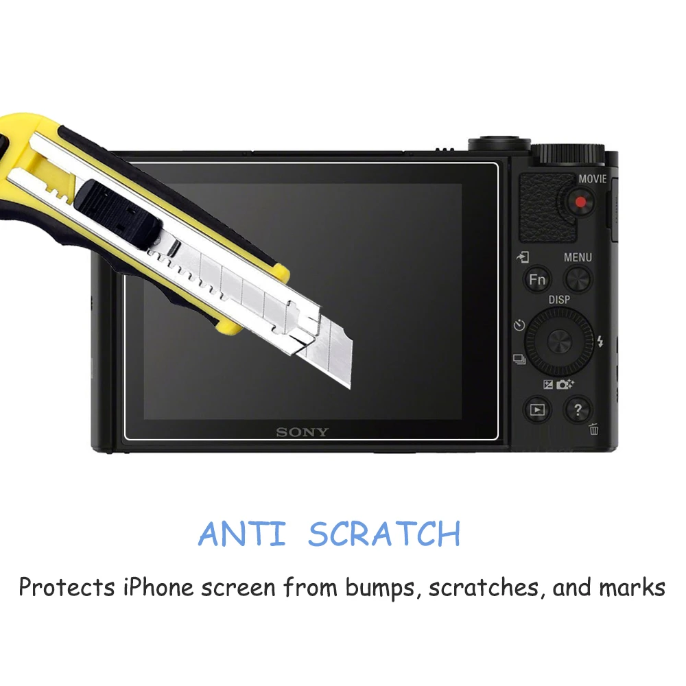 Закаленное стекло для камеры Sony HX90 HX90V HX99 WX500 WX800 WX700 HX80 WX300 WX350 HX400 HX300 HX350 RX1RII 2 шт.