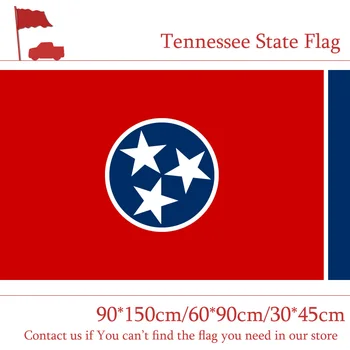 

2pcs Flag Tennessee State Flag 60*90cm 90*150cm Flag 30*45cm Car Flag 3x5 Feet Polyester Custom Banner