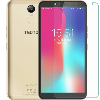 Перейти на Алиэкспресс и купить Закаленное стекло для Tecno Camon 11S 11 12 Air Spark 3 Pro POP 2S Phantom 9 Pouvoir 2 X см Защитная пленка для экрана