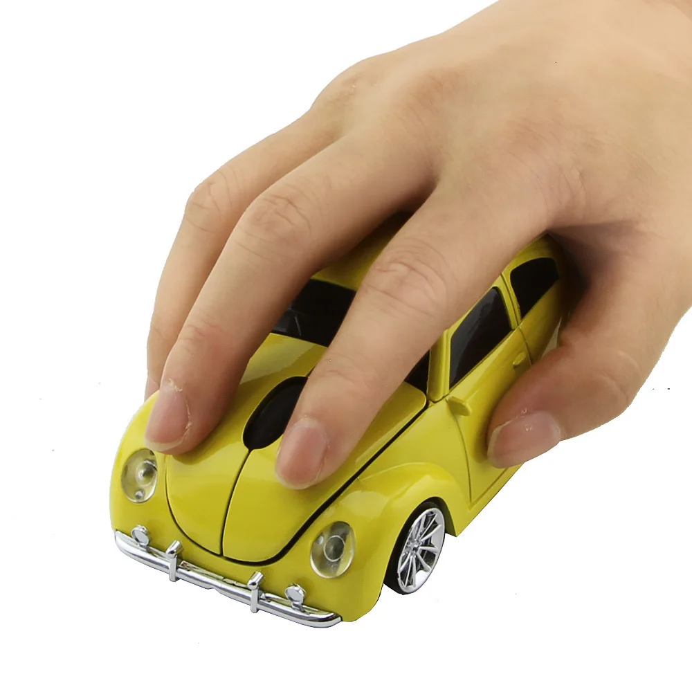 Беспроводная мышь форма мини-автомобиля компьютер Mause портативный маленький оптический USB 3D мыши для детей для Xiaomi ноутбук ПК Macbook