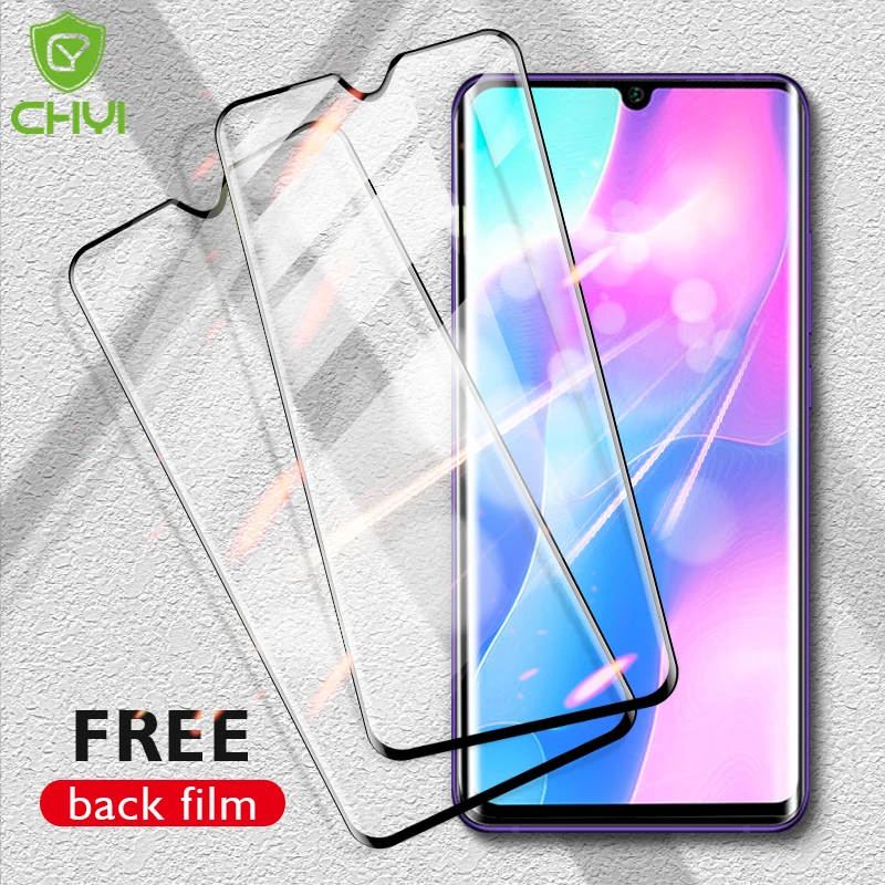 2 шт. Защитное стекло для Xiaomi mi note 10 lite защита экрана полное покрытие закаленное