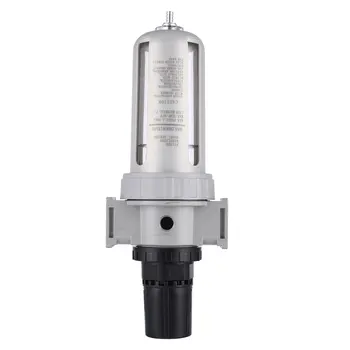 

Air Control Unit Air Compressor Oil Lubricator Moisture Water Trap Filter Regulator Mount Fitting with Air Pressure Gauge