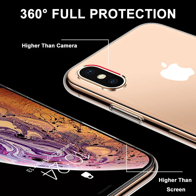 Высококачественный прозрачный чехол из закаленного стекла для iphone X XR XS MAX TPU Frame glass Back Cover Case для iphone 7 8 Plus