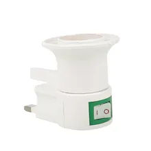 E27 патрон лампы конвертер патрон лампы адаптер прочный светильник вилка Великобритании переключатель управления с переключателем вкл. Выкл. Поддержка дропшиппинг