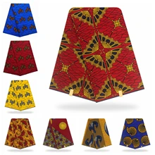 Новые гарантированные настоящие голландские восковые принты в оригинальном воске хлопок настоящий воск Настоящая Африканская Анкара ткань Aso Ebi