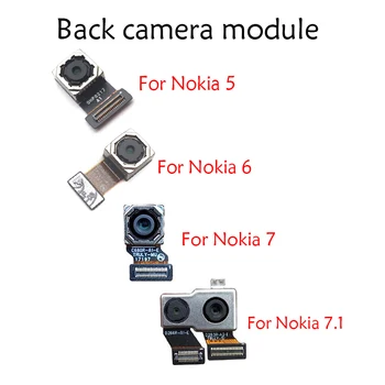 

New For Nokia 5 6 7 6.1 7.1 / 5.1 Plus X5 / 6.1 Plus X6 Back Rear Camera Module Flex Cable +Front Facing Camera Replacement