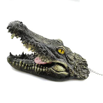 

High 3Pcs/set Artificial High Quality Floating Resin Crocodiles for Pond Pool Water Garden Decorations Ornaments UEJ