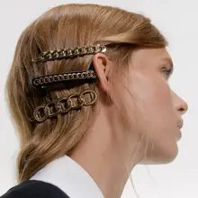 Girlgo ZA новые винтажные металлические заколки золотого цвета для женщин панк цветок аксессуары для волос из жемчуга ювелирные изделия девушки подарки оптом