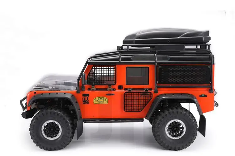 Valise de toit RC avec rails ABS/métal pour Traxxas Trx4 Trx6 Scx10 III