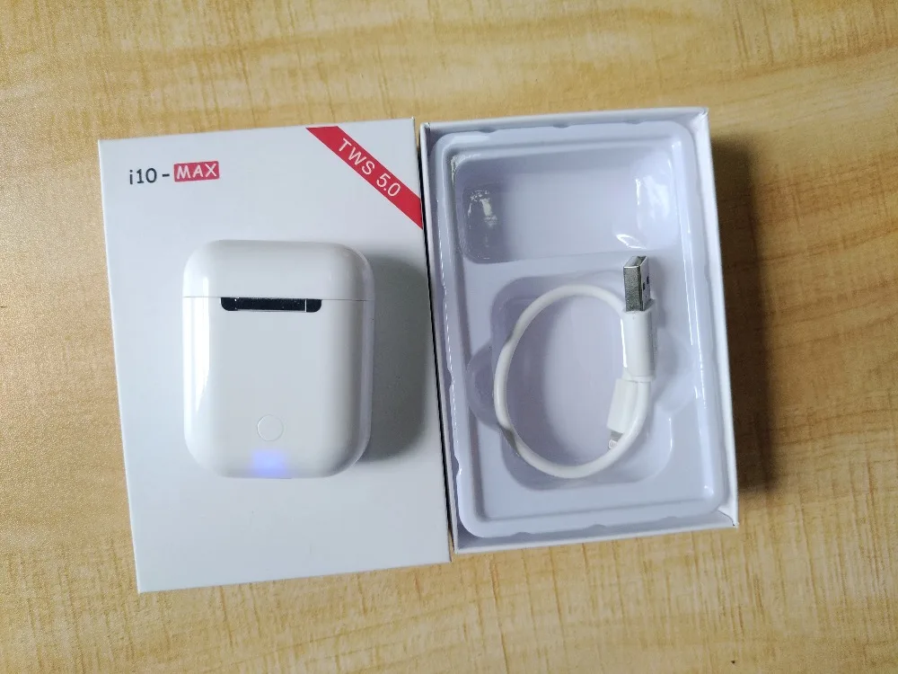 I10 Max TWS bluetooth-гарнитура беспроводные наушники двойные спортивные наушники с зарядным устройством для всех смартфонов pk i7 i9s tws