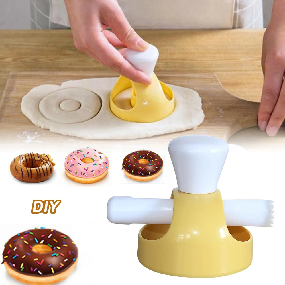 Creative DIY Donut Mold Cake Bread Cutter Maker Decorating Tools Desserts 3 |