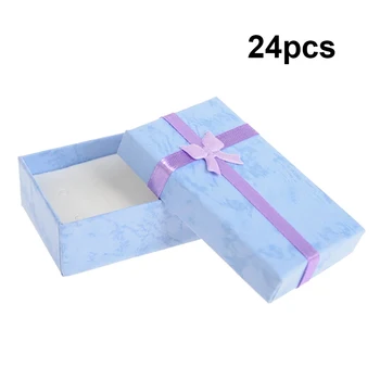 

24 Lots Wholesale Jewelry Ring Earring Watch Small Large Gift Box 5*8*2.5CM New Cardboard Gift Boxes
