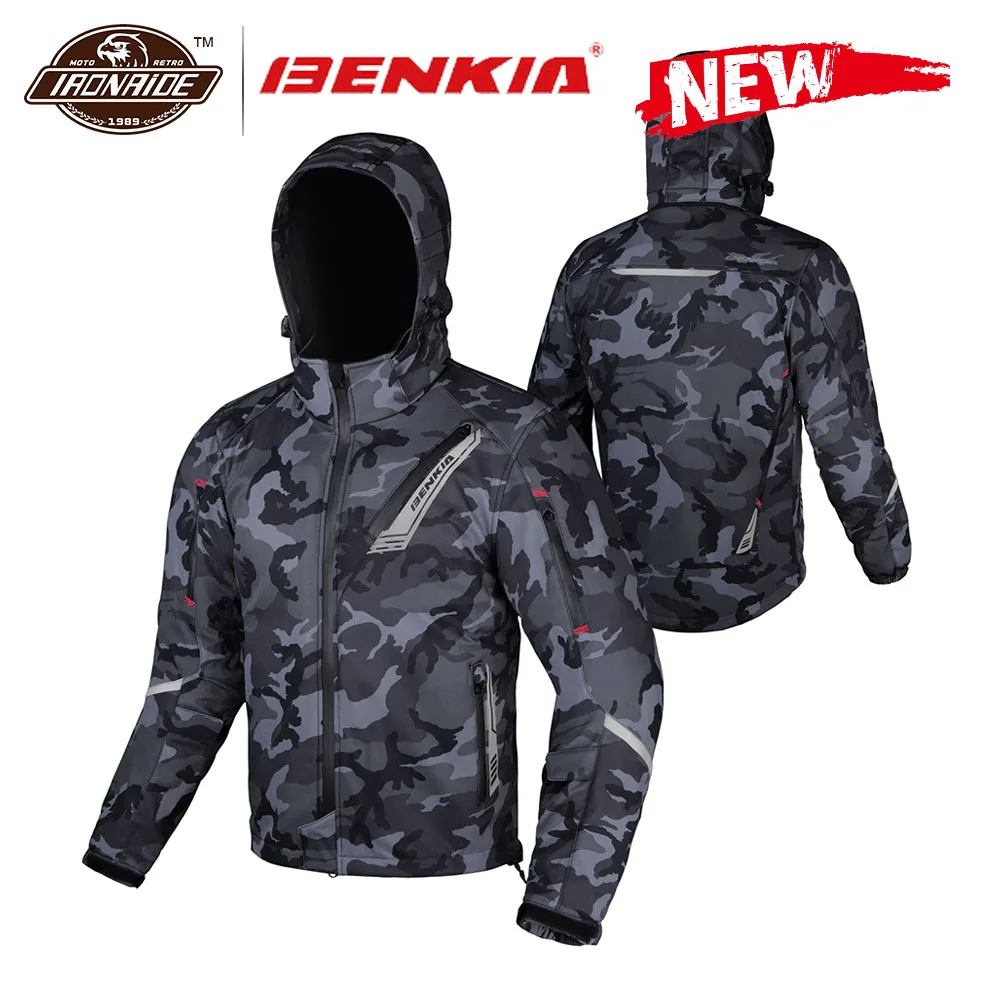 

BENKIA Waterproof Motorcycle Jacket Men Moto Jacket Motocross Body Armor Moto Protection Motorbiker Racing Riding Jacket