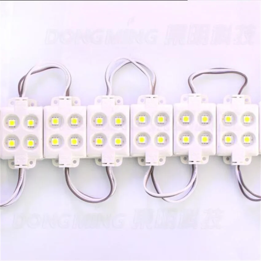 YANGMIN Free Shipping Outdoor Waterproof 12V 3000K OR 6500K 1W 5050Smd 4 Led Module For Sign Board