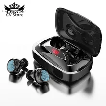 X29 TWS Bluetooth 5.0 Fingerprint Touch Wireless Bluetooth Earphone with Charging Box Intelligent Digital Display Binaural Call