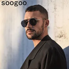 

Retro Luxury Metal Round Sunglasses Women Fashion Double Beam Sun Glasses For Men's 2021 Vintage Brand Designer Eyeglasses UV400