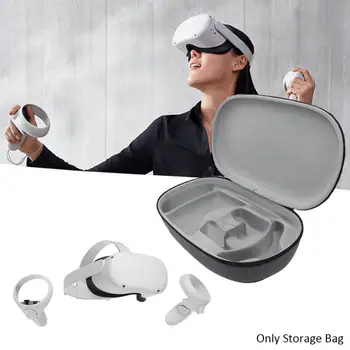 

Video Games Carrying Case Scratch-proof Portable Shockproof VR Headset Protection PU Leather Accessories For Oculus Quest 2