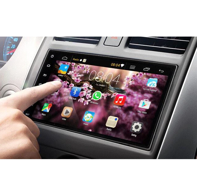

Android 8.1 Car Stereo Navigation Double Din GPS Radio Audio In Dash Bluetooth