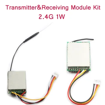 

2.4G 1W Wireless Module Kit 1000MW Audio and Video Transmitter&Receiver Board Transmission 3.7-5V Parts for RC FPV Drone