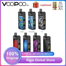 Комплект VOOPOO NAVI Pod, аккумулятор 1500 мАч и 3,8 мл Pod и 0.6ohm RBA катушка 0.8ohm PnP сетка катушка Vape Pod Kit VS VINCI/VINCI X