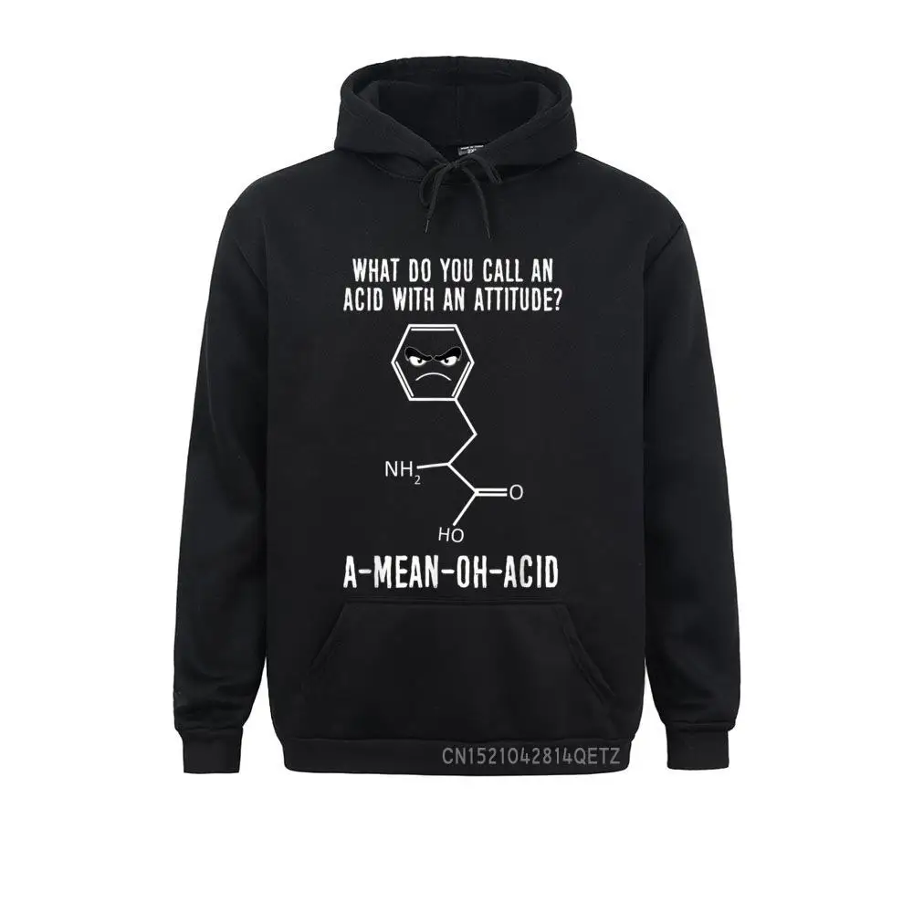 Funny a mean oh acid science gifts for chemistry teachers__B5889 Birthday Sweatshirts for Men Thanksgiving Day Hoodies Sportswears Long Sleeve Special  Funny a mean oh acid science gifts for chemistry teachers__B5889black