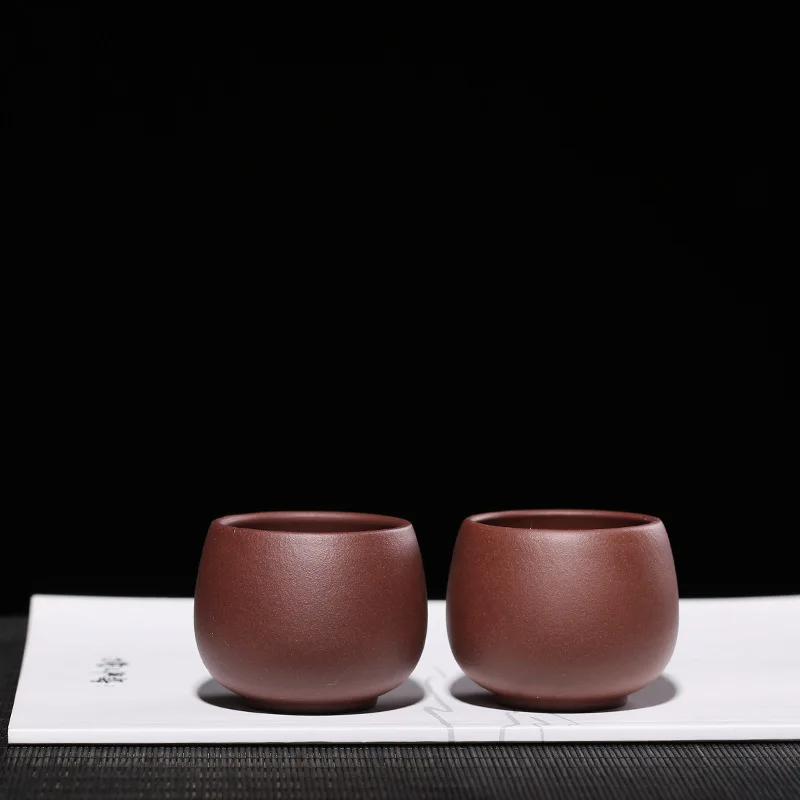 

A Generation of Fat Clay Tea Cup Raw Ore Purple Clay Master Small Cup Prime Minister Cup Manufacturers Direct Selling Wholesale