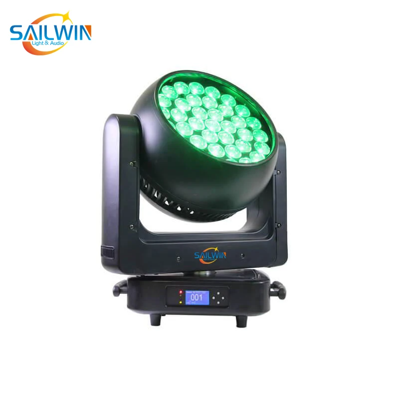 

New High Power Os-ram 37*20W RGBW LED Zoom Moving Head Wash Light Stage Disco Moving Head Mini Bee Eye With 14 Channels DJ Light