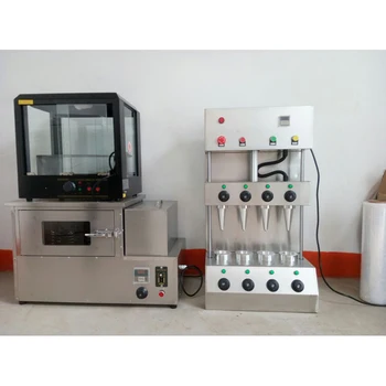 

New Professional Pizza Cone Maker cone pizza forming machine pizza cone machine with rotary oven