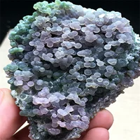 Natural Grape Agate Chalcedony Crystal Mineral J, Home Decoration 1
