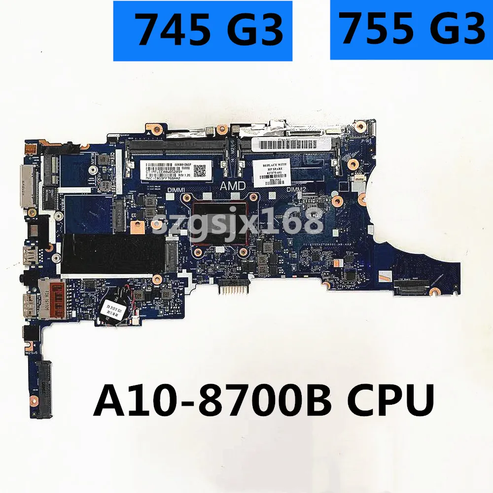 827575-001 827575-601 для HP EliteBook 745 G3 755 материнская плата A10 Pro-8700 6050A2728001-MB-A02 | Компьютеры и