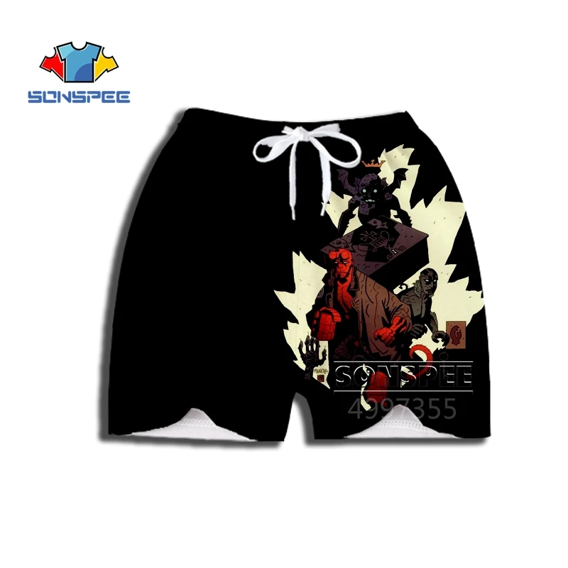 SONSPEE Son of Satan Hellboy Anime Harajuku t-shirt sweatshirt hoody 3D print boys girls teens hip hop kid children clothes X280