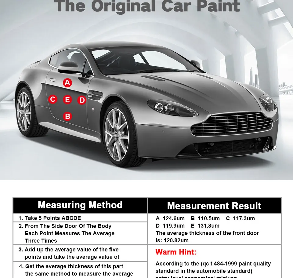 soil ph tester R&D TC100 Coating Thickness Gauge 0.1micron/0-1300 Car Paint Film Thickness Tester Measuring FE/NFE Russian Manual Paint Tool personalised tape measure