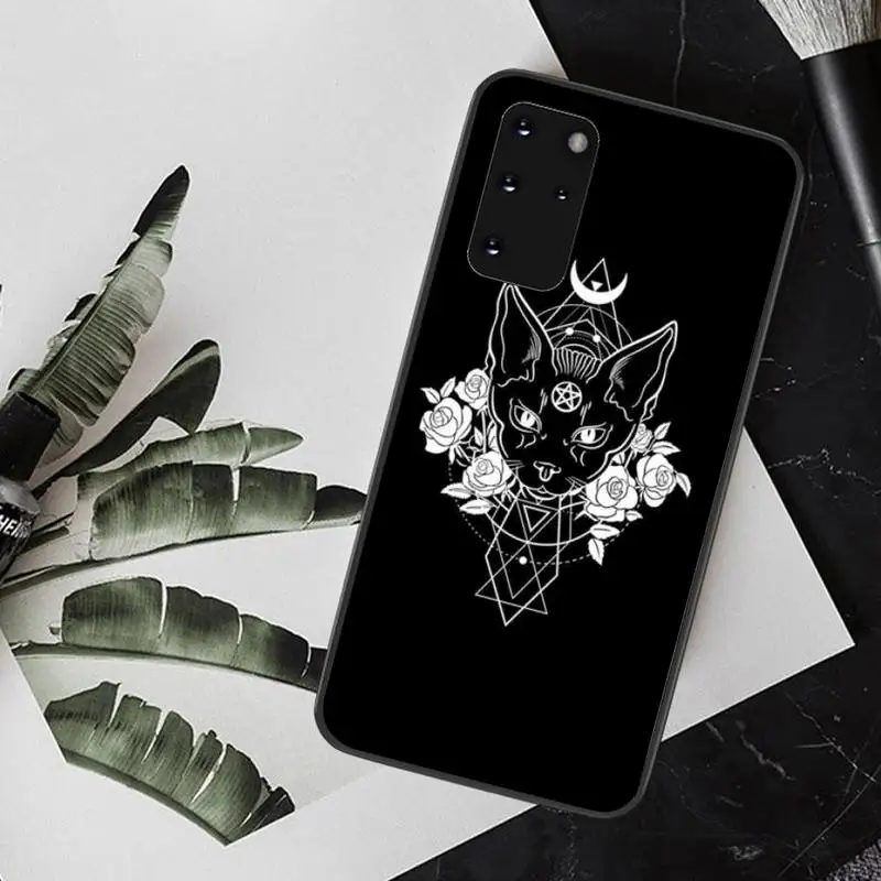 HPCHCJHM Witch and cat Colorful Cute Luxury Unique Design Phone Cover for Samsung S20 plus Ultra S6 S7 edge S8 S9 plus S10 5G HPCHCJHM Witch and cat Colorful Cute Luxury Unique Design Phone Cover for Samsung S20 plus Ultra S6 S7 edge S8 S9 plus S10 5G