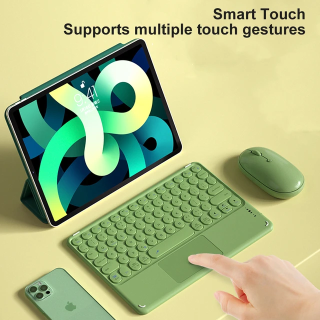 Mini-clavier sans fil compatible Bluetooth, souris, tablette