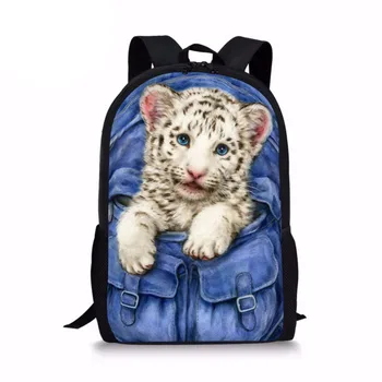 

Customzied 2020 Animal Printed Kid Backpack Teenager Casual Daypacks Classic Rucksack for Women Children School Bagpack