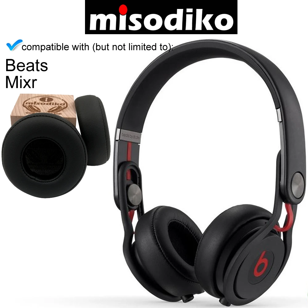 

misodiko Replacement Ear Pads Cushion Kit - for Beats by Dr. Dre Mixr Wired On-Ear Headphone, Repair Parts Earpads