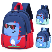 Детские рюкзаки с милым динозавром, фирменный дизайн, рюкзак для мальчиков и девочек, нейлоновые школьные сумки для малышей, Сумка с рисунком для детского сада