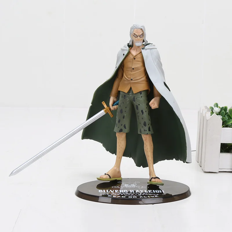 Фигурка Аниме One Piece фигурка Rayleigh Roger из ПВХ Коллекционная модель для украшения