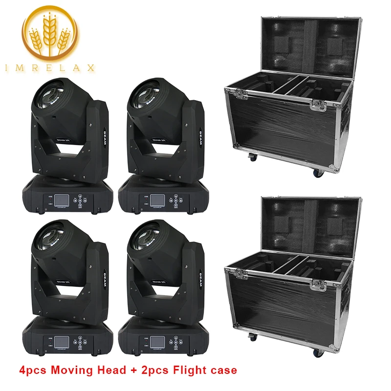 4Pcs/Lot Beam Stage Moving Head Light 2R 132W Disco 16/20 DMX Channels Club Activity IMRELAX | Лампы и освещение