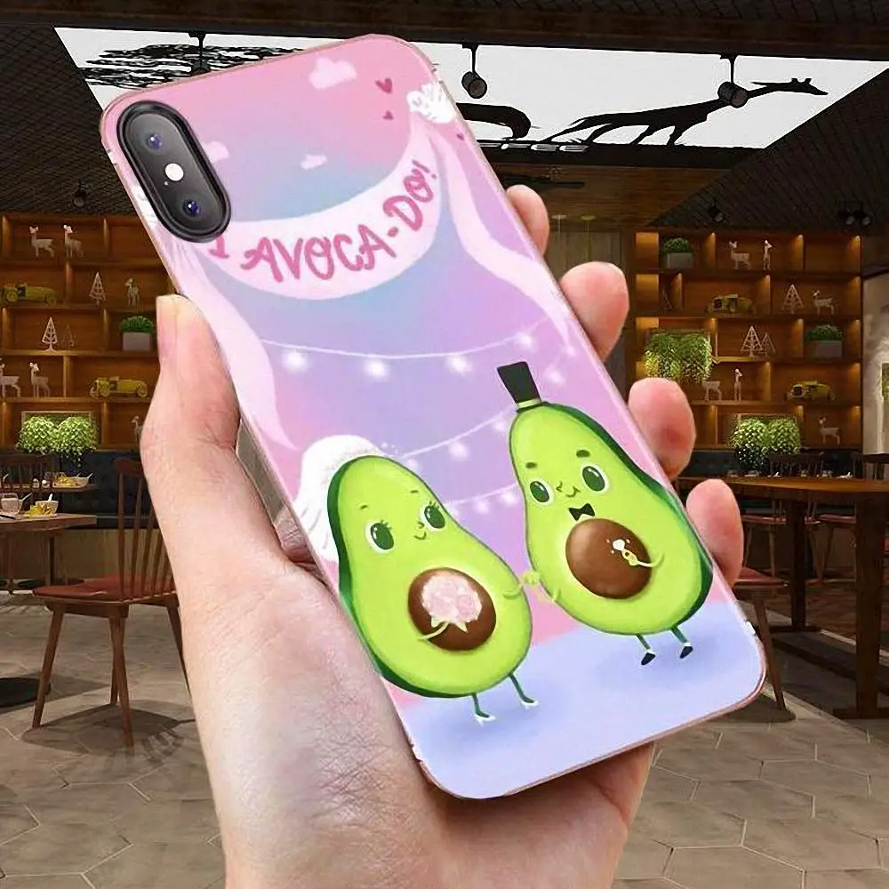 as picture Мягкий термополиуретановый дизайнерский милые Авокадо Фрукты для huawei Nova 2 V20 Y3II Y5 Y5II Y6 Y6II Y7 Y9 G8 G9 GR3 GR5 GX8 Prime - Цвет: as picture