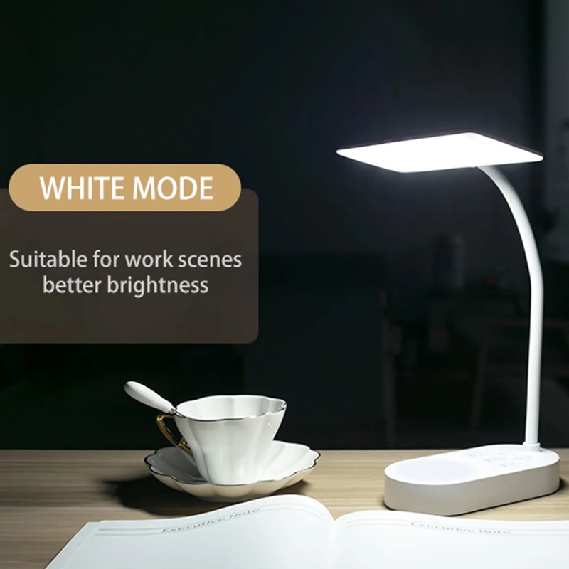 Top-Innovative Dual Lamp Design Usb Charging 5 Stops Cold/Warm Light Table Lamp Desk Table Light Led Desk Lamps Flexo Flexible L