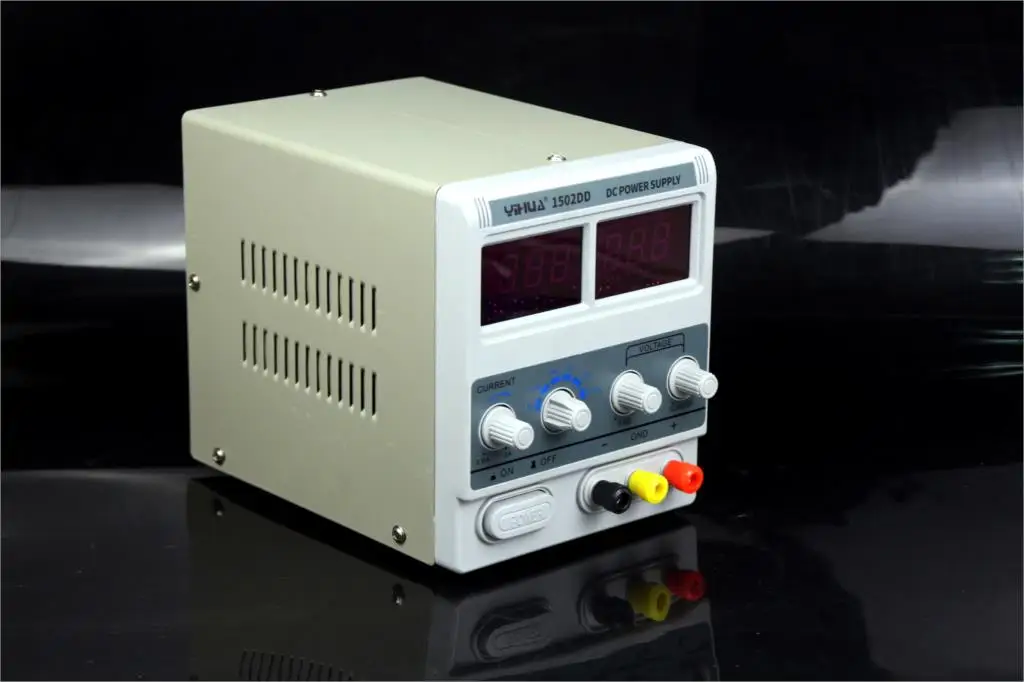 YIHUA 1502DD 220V 15V 2A Adjustable DC Power Supply LED Display Mobile phone repair test regulated power supply Free shipping