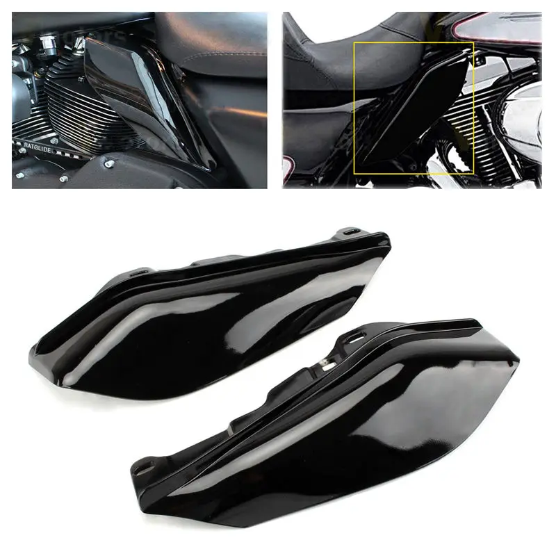 Тепловой экран двигателя для мотоцикла черный дефлектор воздуха средней рамы