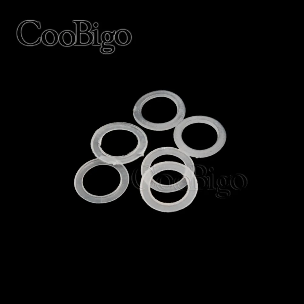 Eyelet Grommet Ring Eyelet Grommet Ring Kit Grommet Eyelet Kit 100pcs Plastic Clear Nylon Washer Shim Spacer Seals Pad Insulating Gasket Rings Eyelets O-Ring Flat 12 Size Pick M5~M41