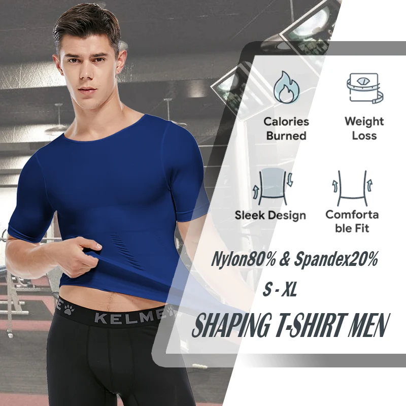 Мужская похудения Body Shaper MaleCompression груди рубашки для потери веса в области живота, приспособление для формирования футболки животик Управление Корректирующее белье корсет с функцией тренажера талии