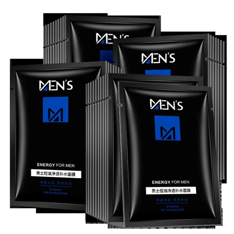 Discount Price for  Long-lasting Moisturizing Monolithic Men's Face Mask Oli-control Skin Care Hydrating Reducing Pore 