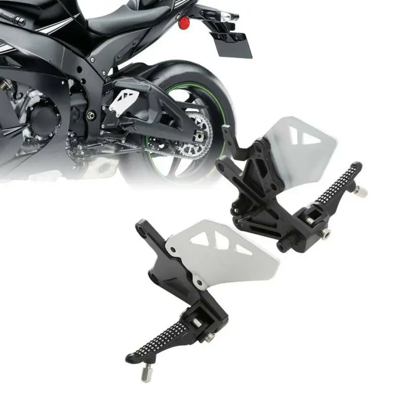 Мотоциклетные матовые черные Передние Подножки подножки кронштейны для Kawasaki Ninja