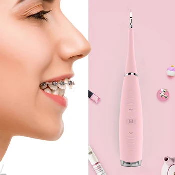 

USB Recharge Electric Ultrasonic Sonic Dental Scaler Tooth Whitening Cleaning Device Dental Flosser Waterproof Scaler Universal