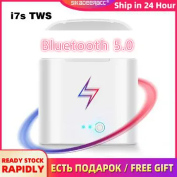 

i7S TWS mini Wireless Bluetooth Earphones Portable Bluetooth Earphone i7S TWS with Charging Box Bluetooth Headset for iPhone
