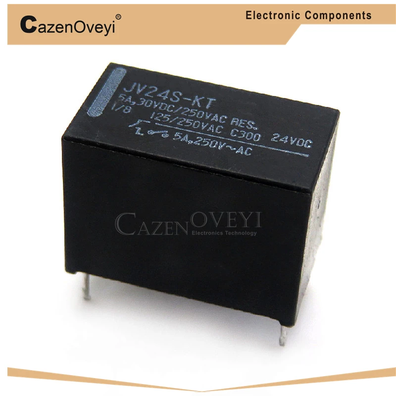 5 шт./лот JV24-KT = JV24S-KT 24V 24VDC DIP-4 5A 30VDC 250VAC в наличии на складе | Электронные компоненты